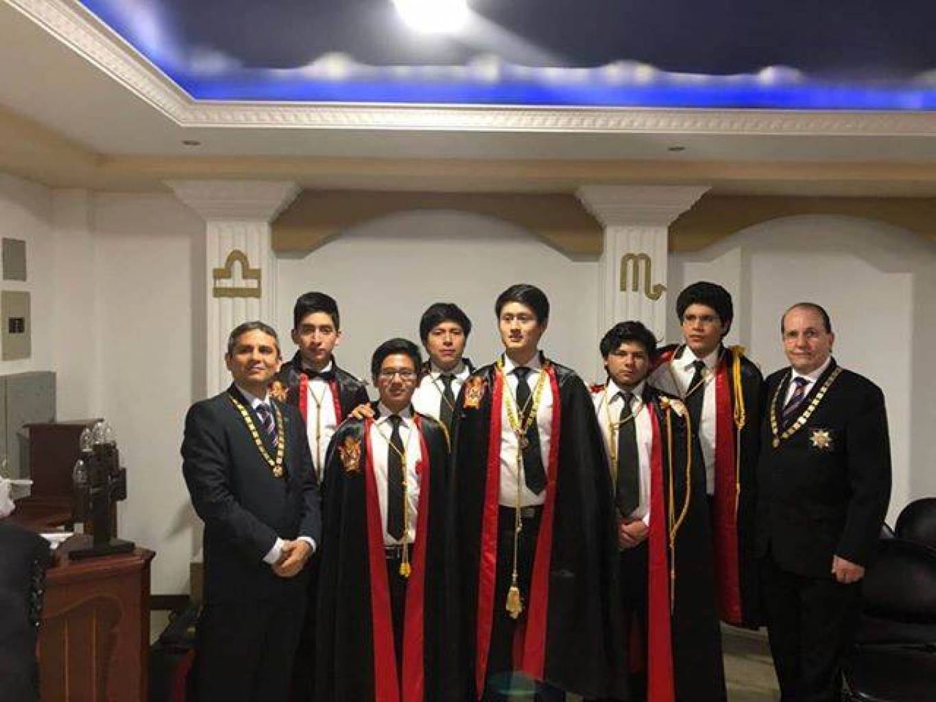 Instalação da Ordem DeMolay no Equador
